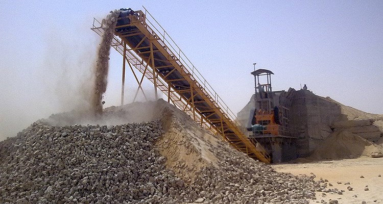 crushing conveyor